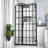 Shower Door 34" W X 72" H Pivot Frameless Shower Door With Pattern Glass, 2/5 In. (10Mm), Open Entry Design In Matte Black