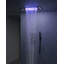 Thermostatic LED Rainfall Shower System, Ceiling Mounted Waterfall Showerhead with Handheld Spray-82331473