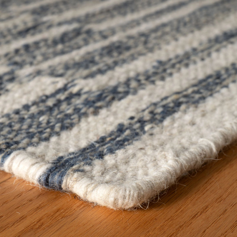 Heights Denim Handwoven Wool Rug, Rectangle 9'6" x 13'6"