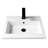 AGUA CANADA Leandro 15.75'' Gloss White Polymarble Rectangular Bathroom Sink with Overflow
