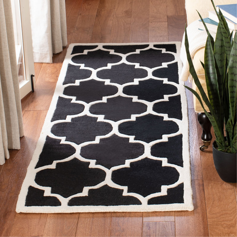 Tapis en laine touffeté à la main Carolene, Rectangle 2 pi 3 po x 5 pi
