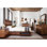 Lit plateforme très grand avec rangement Mallory Smokey