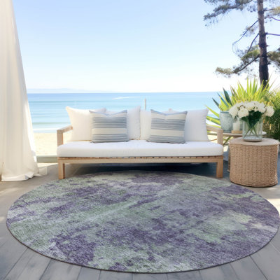 Tapis intérieur / extérieur lavable abstrait Folcroft