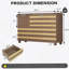 Buffet Buffet, armoire de cuisine avec 2 tiroirs et 3 portes-1149030197