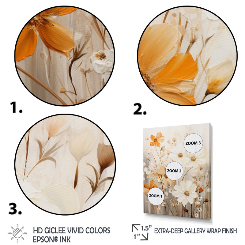 Weissberg - minimalisme jaune, fleur blanche, collage II - impression, H 20 po x l 12 po x P 1 po, Encadrement doré