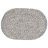 Ociuso Braided Black and White Farmhouse  Area Rug-1843749041