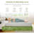 8 Inch Twin Size Mattress, Cooling Green Tea Gel Memory Foam for Pressure Relief, Medium Firm Support, Fiberglass Free, Bed in a Box