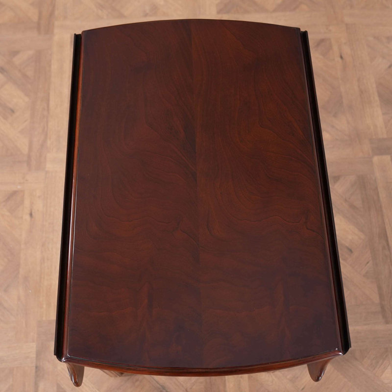 Solid Wood End Table with Storage