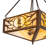 18" Square Balsam Pine Inverted Pendant