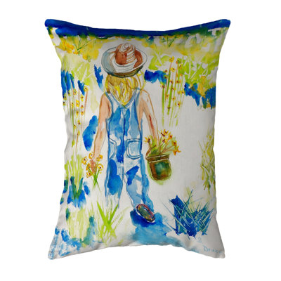 Coussin lombaire intérieur / extérieur Garden Girl