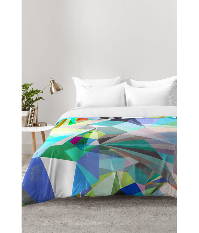 Mareike Boehmer Modern & Contemporary Polyester Geometric Shapes Comforter, Full/Queen Comforter + 2 Standard Shams