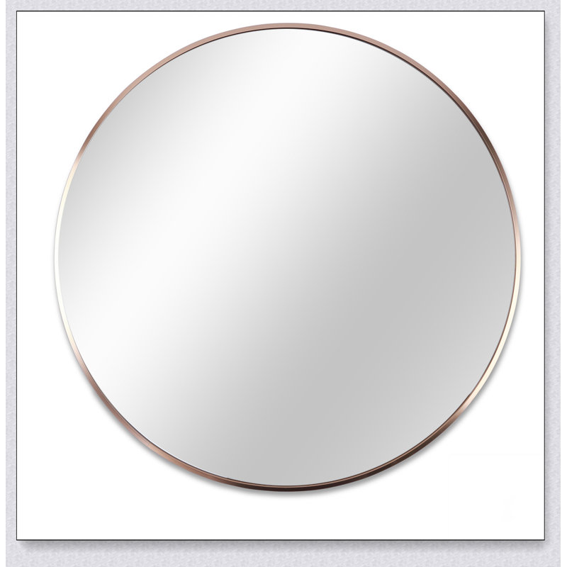 Miroir rond en métal