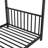 Metal House Platform Bed-1119487397