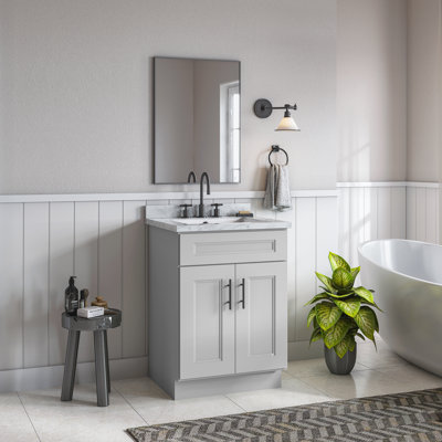 Ready to Assemble Solid Wood Shaker Sink Base Bath Cabinet Only – Countertop Not Included
