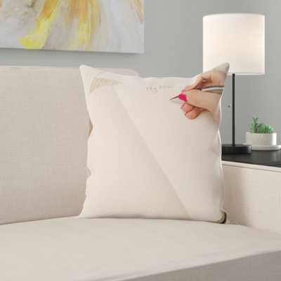 Microsuede Throw Pillow
