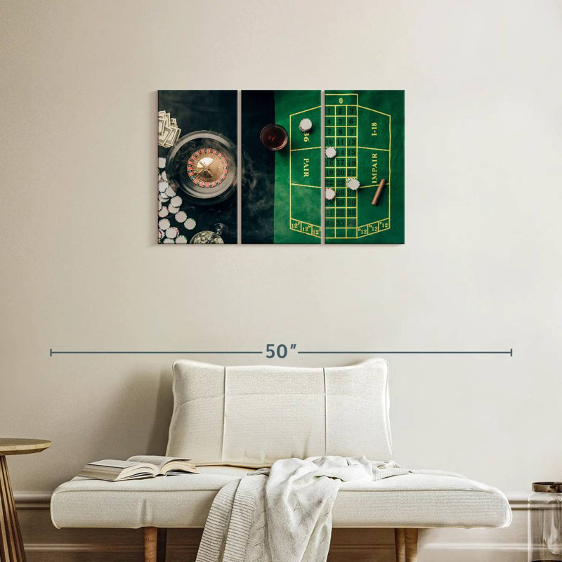 Jeu de table Senne, H 20 po x l 33 po