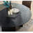 Maxine - Modern Hammered Glass Round Dining Table