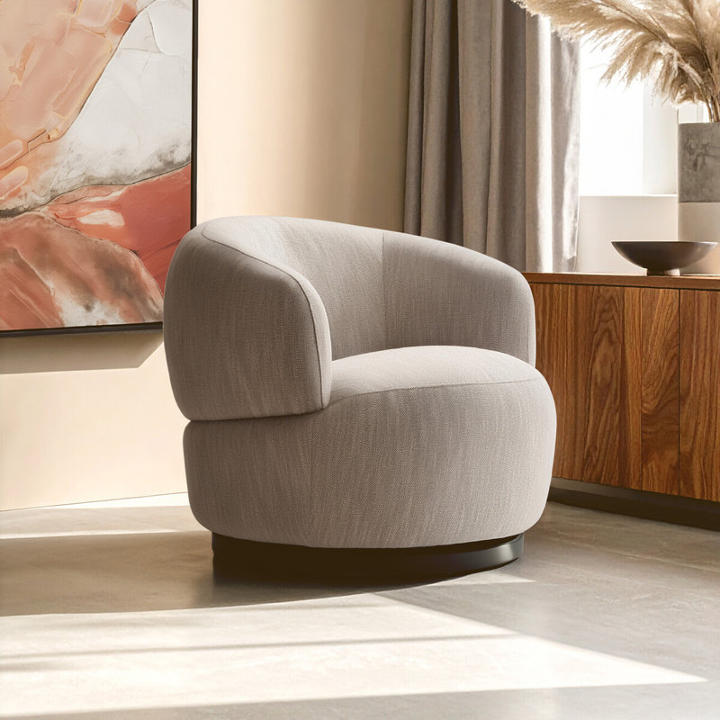 Bordo Upholstered Accent Chair, Grey