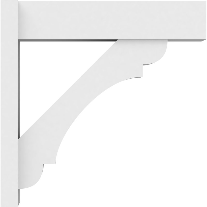 Perspectives en PVC de qualité architecturale avec extrémités blocs, L 7 po, H 24 po x P 24 po