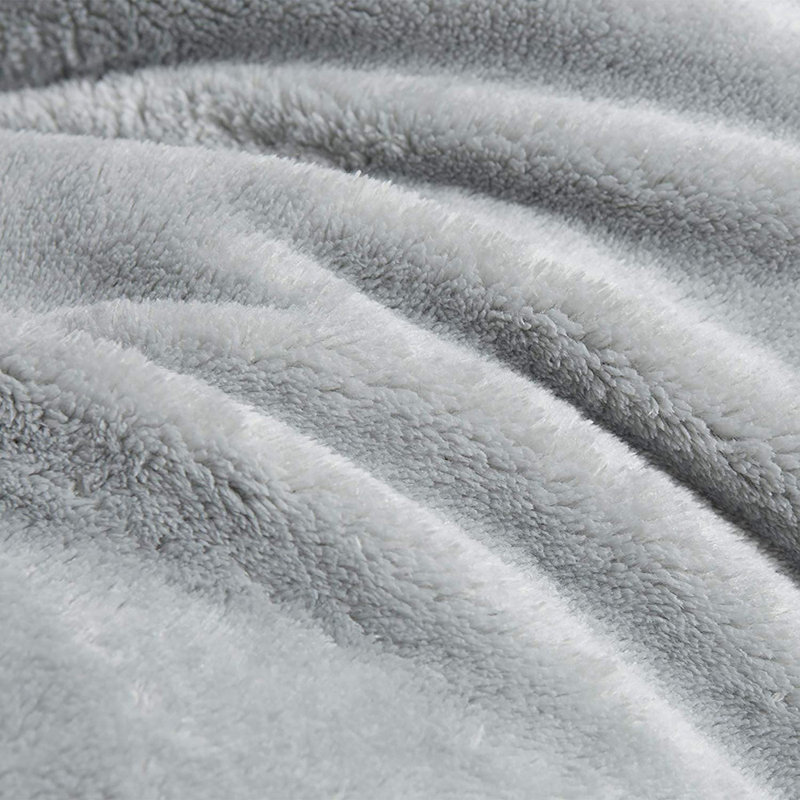 Other Items Coma Inducer Fleece Sheet Set, King Sheet Set + Fitted Sheet + 2 Pillowcases, Gray