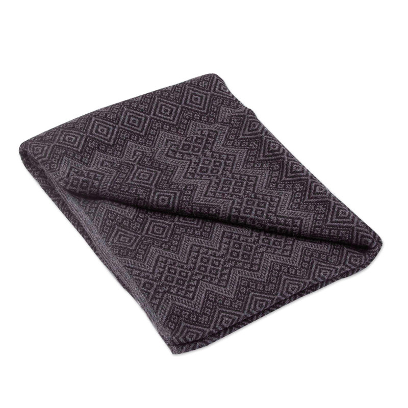 Diamond Hand Woven Throw Blanket