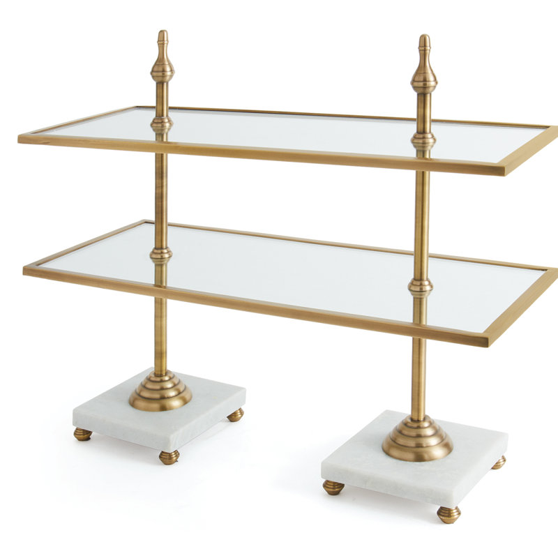 Valencia Glass Tiered Stand