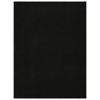  Tapis intérieur / extérieur noir 9 pi x 12 pi Promo