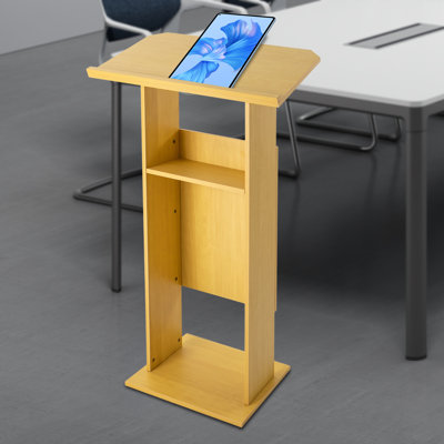 47.7'' Full Podium Wood Conference Presentation Stand