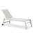 Outdoor Rust-Resistant Metal Chaise Lounge with Table-1571226081