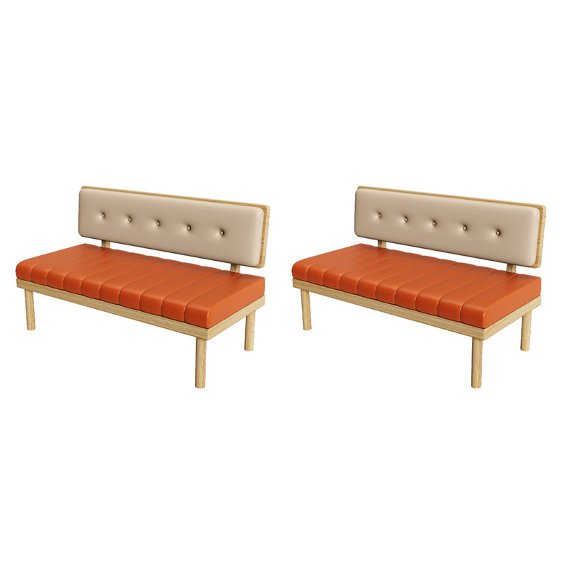 Banc de restaurant en similicuir