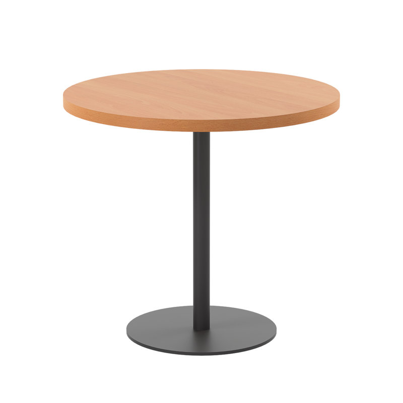 80Cm Pedestal Dining Table, Beech