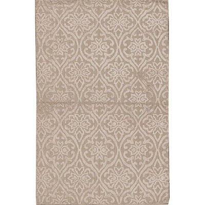 Floral Area Rug in Tan