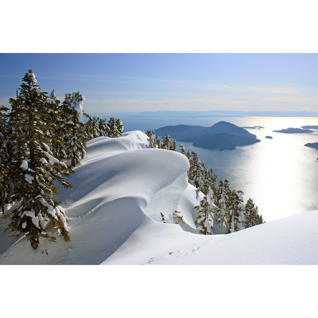 Leinwandbild Winterlandschaft bei Vancouver, British Columbia, Kanada