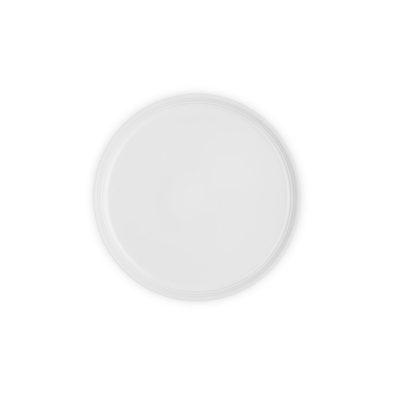 Le Creuset Coupe Side Plate, 22cm, White