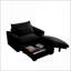 Canapés-lits, canapé modulaire moderne avec repose-pieds de rangement, siège profond pour salon / appartement / bureau | Noir | Velours côtelé