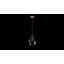 Luminaire suspendu, 13 po, or, verre transparent-826936799