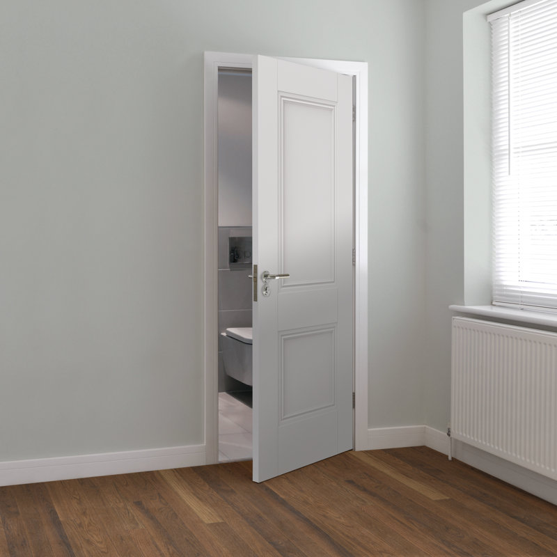 Hardwick Fire Door Primed, 198.1cm H x 61cm W x 4.4cm D