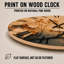 Très grande horloge murale en bois-862319386