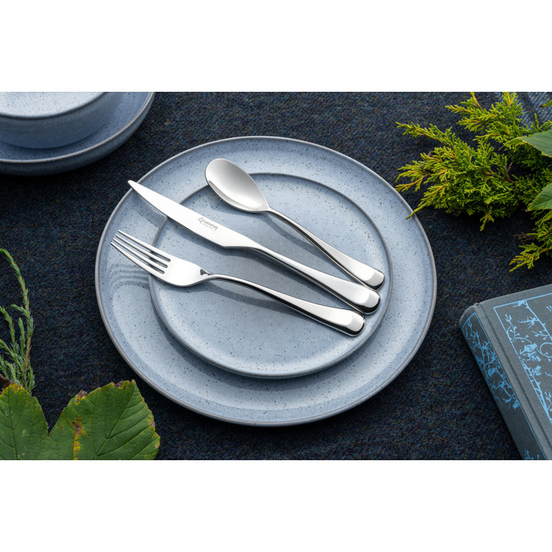 Rivers Collection 56 Piece Stainless Steel Cutlery Set , Service for 8, Don
