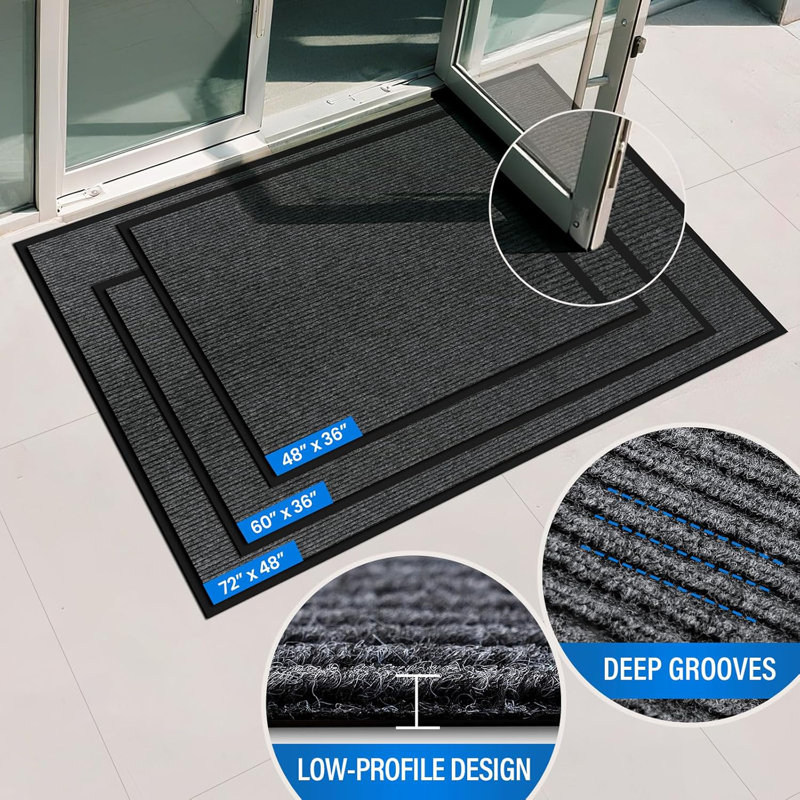 Tapis d'entrée 3 po x 4 po, L 36 po x L 48 po