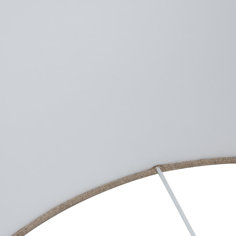 161cm Traditional Floor Lamp, Natural, Beige