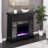 Marsallo Color Changing Fireplace  Black