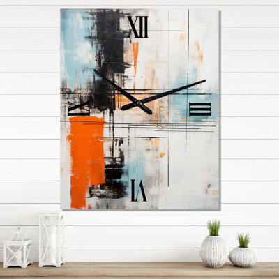 Beathrice - Abstract Painting Wall Clock Oversized