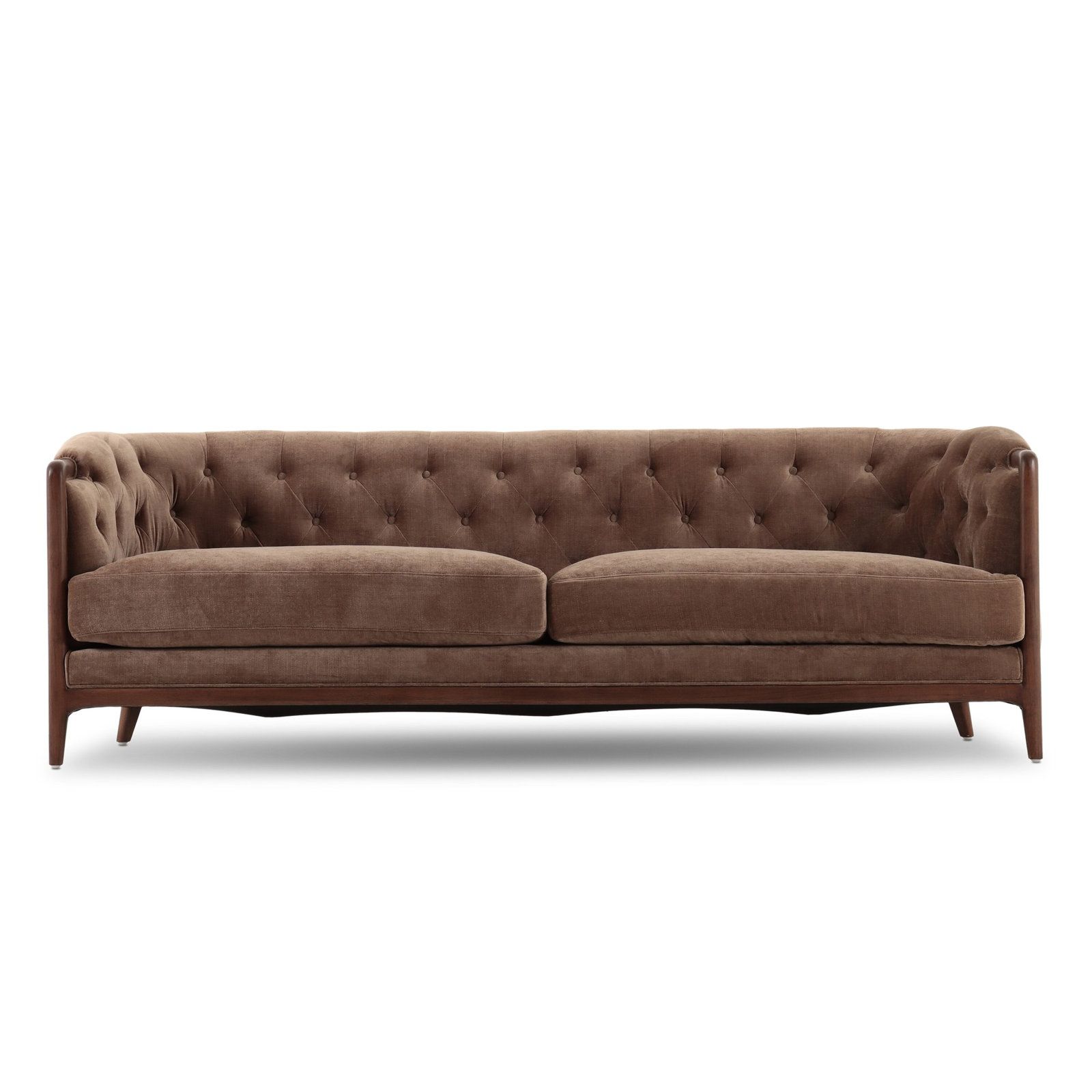 Colten 91'' Upholstered Sofa, 29.75" H x 91" W x 36" D, Altair Mushroom