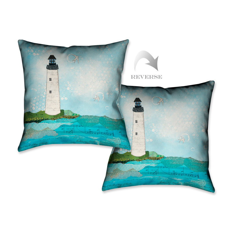 Coussin décoratif d'intérieur Coastal Notes II
