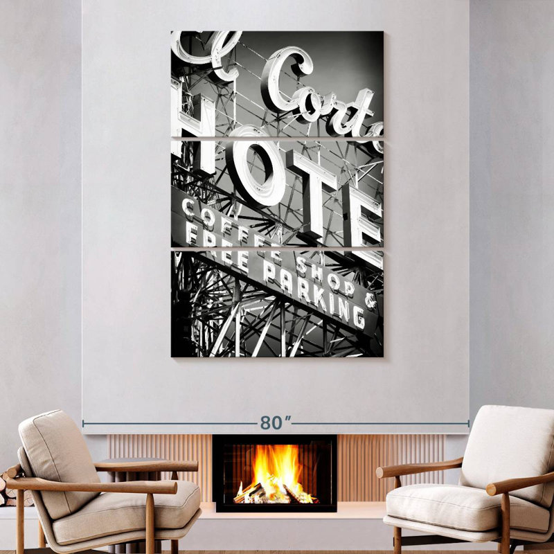 Enseigne d'hôtel Sirci Vegas, H 74 po x l 48 po