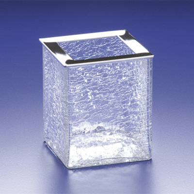 Crackled Toothbrush Holder