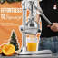 Presse-agrumes en acier inoxydable Professional Safety