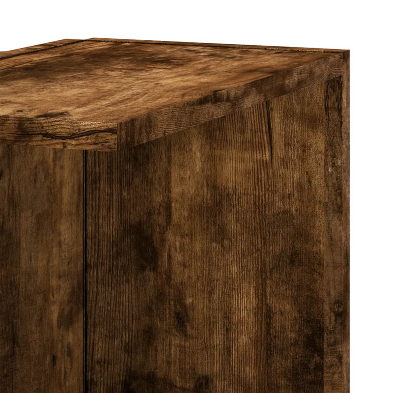 Rodaisha Floating Shelf, Smoked Oak