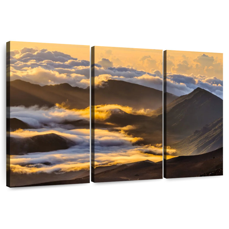 Alvord Haleakala Summit At Sunrise, 28" H x 45" W